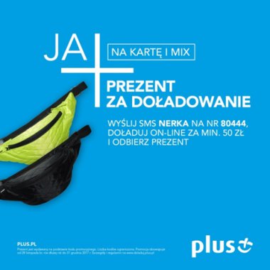 Nerka w prezencie za doładowanie w Plusie