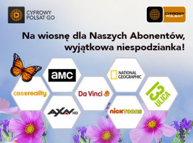 Wiosenne niespodzianki od Cyfrowego Polsatu i IPLI – nawet 30 kanałów w prezencie