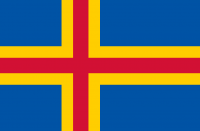 Flaga Wyspy Alandzkie