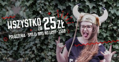 Viking 25 - oferta Mobile Vikings o całe 4 zł w dół