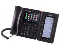 Wideotelefon IP Grandstream GXV3240 widok z prawej z przystawką sekretarską Grandstream GXP2200