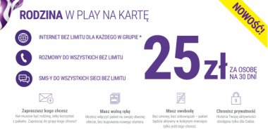 Pierwsza oferta na kartę dla rodzin w aplikacji Play24