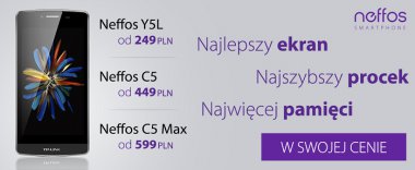 Smartfony Neffos w nowych, niższych cenach