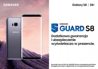 Smartfony Galaxy S8 i S8+ w promocji z dodatkową gwarancją i ubezpieczeniem wyświetlacza