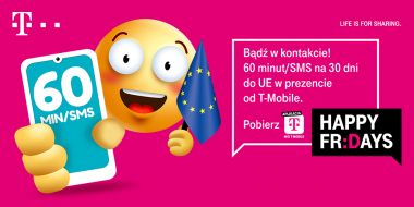 Happy Fridays w T-mobile (60 darmowych minut lub SMS-ów)