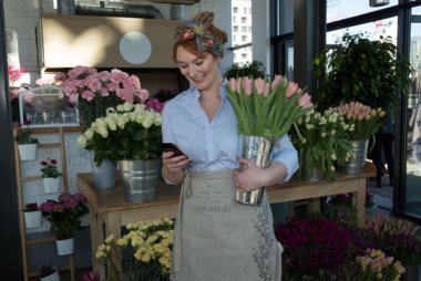 Stworzyła pracownię florystyczną online