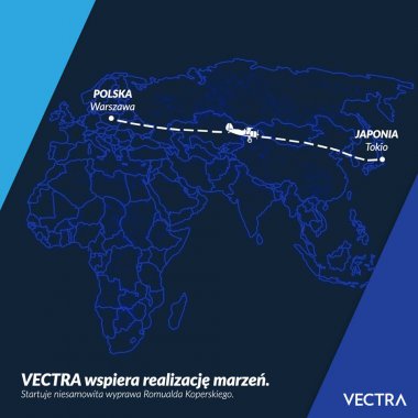 Vectra sponsorem wyprawy Romualda Koperskiego