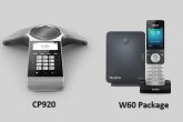 Telefon konferencyjny Yealink CP920 oraz zestaw IP DECT W60 dostępne w dystrybucji KONTEL