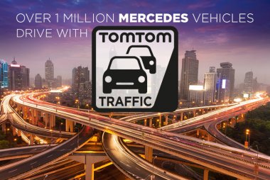 Milion samochodów Mercedes-Benz z usługą TomTom Traffic