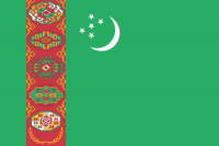 Flaga Turkmenistanu