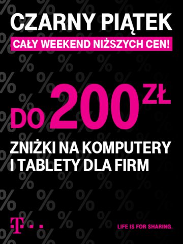 Czarny Piątek - Najlepszy czas na firmowe zakupy w T-Mobile