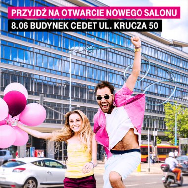T‑Mobile Polska zaprasza na oficjalne otwarcie sklepu w kultowym CEDET w Warszawie