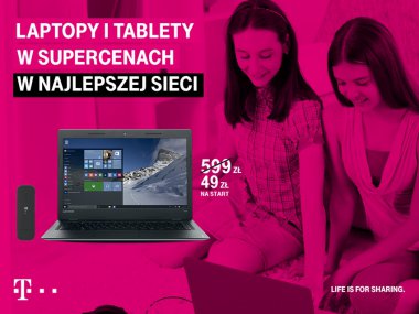 Laptopy i tablety w supercenach w T‑Mobile