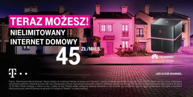 Gdziekolwiek mieszkasz, korzystaj z nielimitowanego Internetu domowego od T‑Mobile