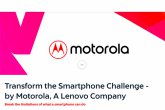Motorola ogłasza konkurs „Transform the Smartphone”  w Europie.