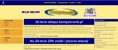 20 lat sklepu www Komputronik