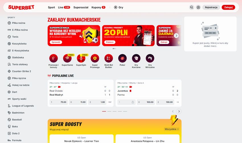 Jaki kod promocyjny Superbet do aplikacji wybrać?