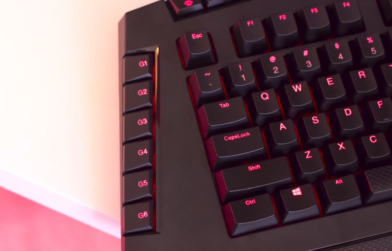Klawisze makr na klawiaturze - klawisz G1 w klawiaturze Lenovo Y Gaming Mechanical Switch Keyboard