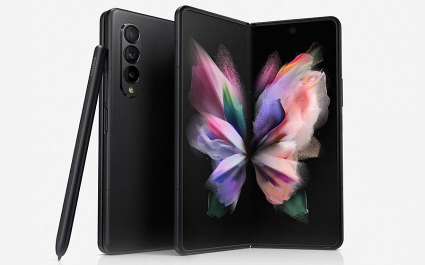 Samsung Galaxy Z Fold3 5G widok ekranu wewnątrz