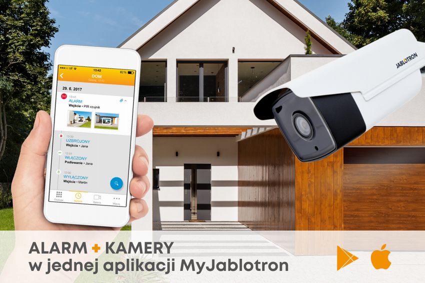 Integracja monitoringu wizyjnego z systemem alarmowym Jablotron 100+. Jak to działa?