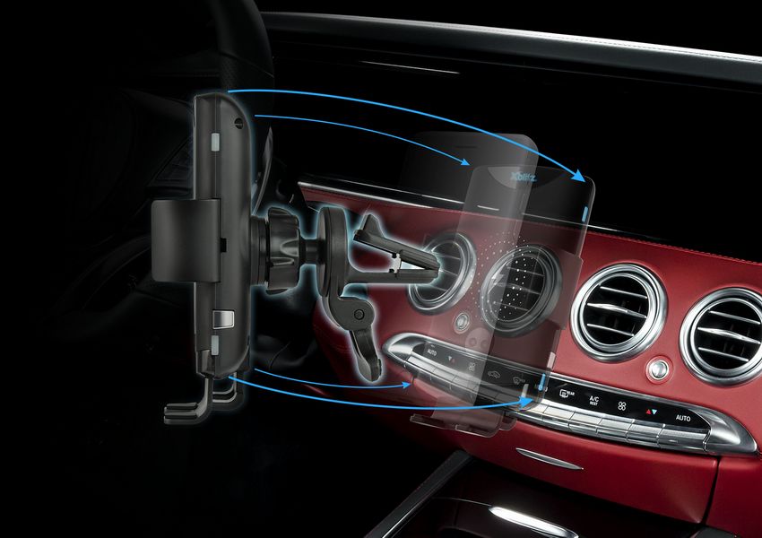 Uchwyt samochodowy Xblitz G650 z sensorem zbliżeniowym i ładowarką indukcyjną 3